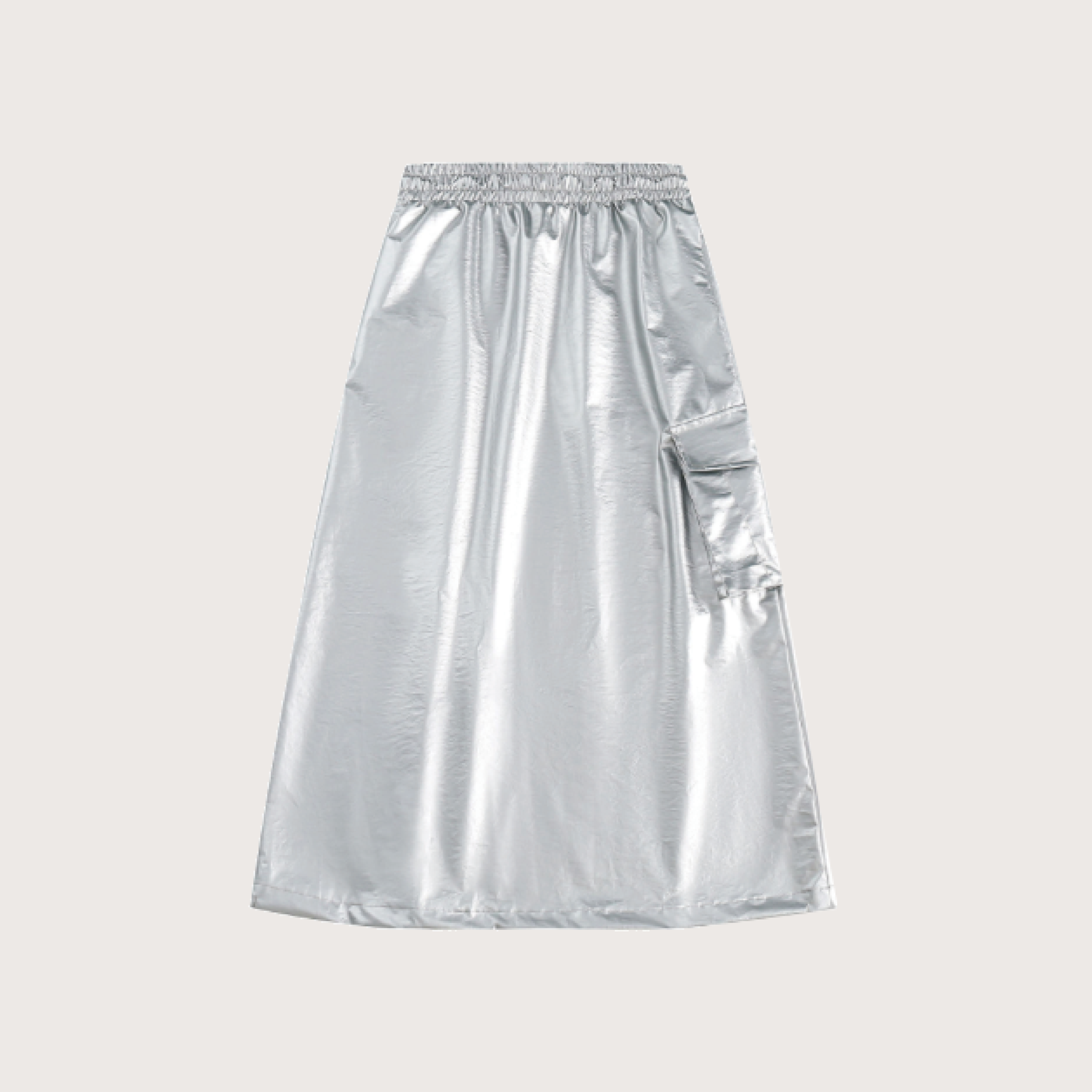 m-073tricot COMMEdesGARCONSスペシャルシルバースカート ファンクショナルスタイルシルバースカート | ファッション通販サイト NUGU