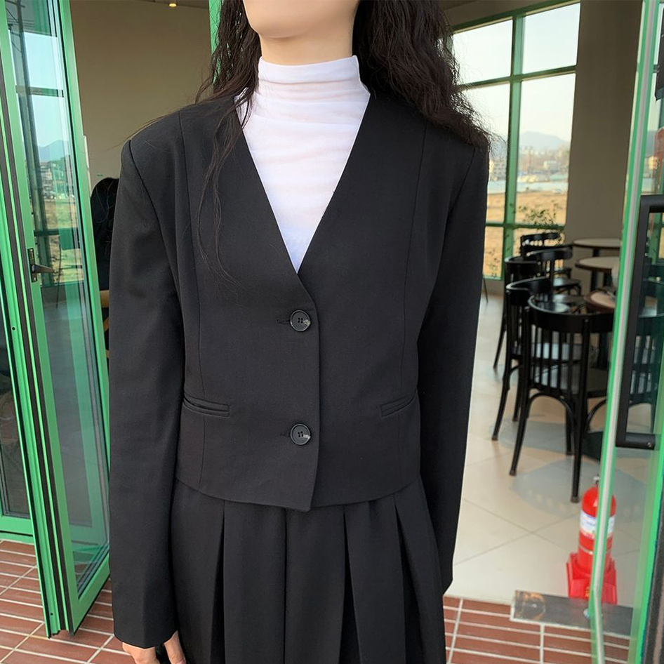 クラシックノーカラージャケット | ファッション通販サイト NUGU