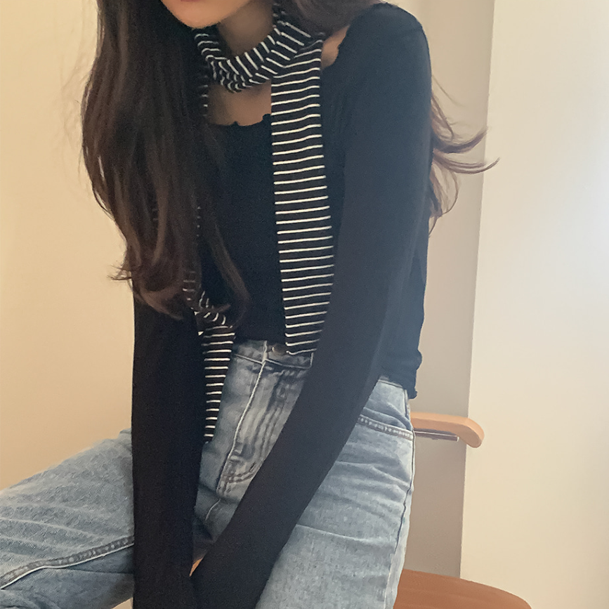 ストライプボーダースカーフ | ファッション通販サイト NUGU