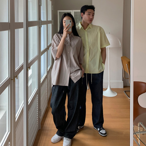 unisex][ユニセックス] オーバーサイズ半袖シャツ | ファッション通販