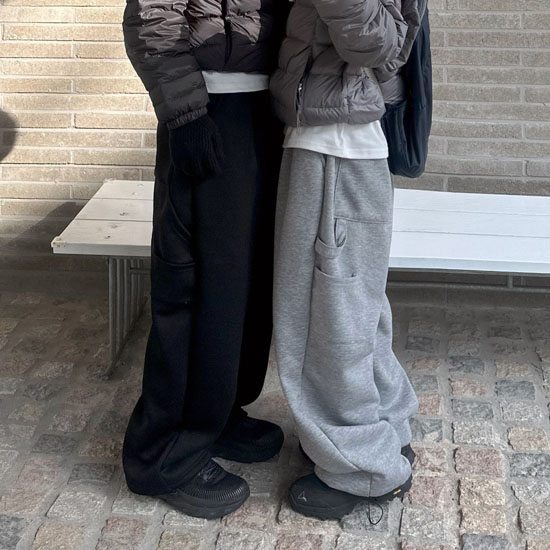 カーペンターFB40 UNISEX]ウィンターカーペンターボアワイドパンツ | ファッション