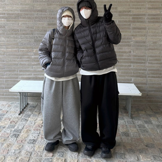 UNISEX]ウィンターカーペンターボアワイドパンツ | ファッション