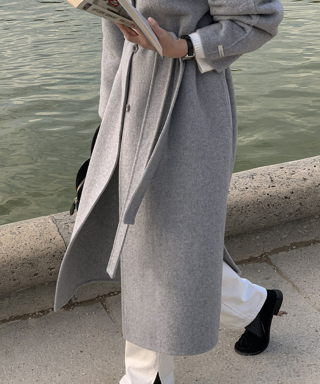 ハンドメイド シングル ロングコート | ファッション通販サイト NUGU