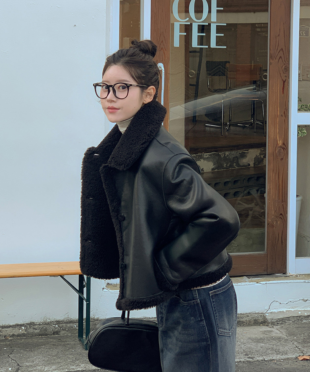 【nugu】リバーシブルムートンジャケット ブラウンリバーシブルムートンジャケット | ファッション通販サイト NUGU