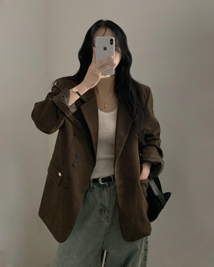 [original]スエードオーバーサイズスタンダードジャケット