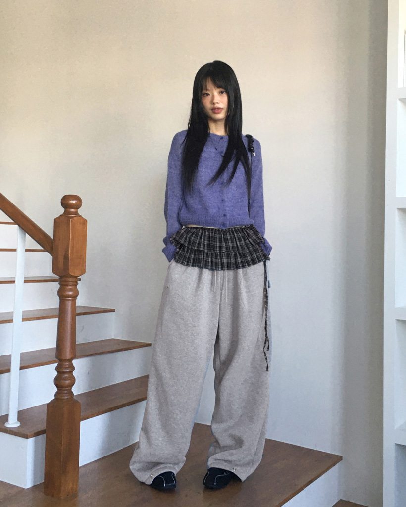 11747391購入 アルパカウール ニット カーディガン 6(ROKU) ＞アルパカウール ニット カーディガン