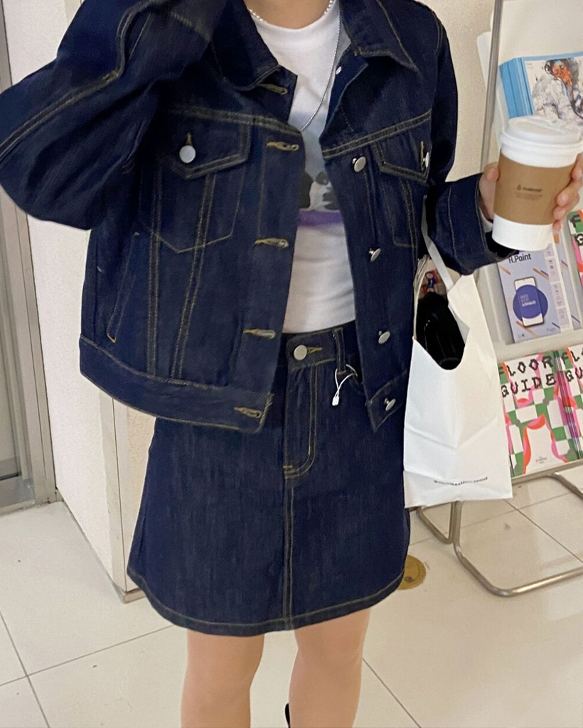 セット購入可] 選べる デニム セットアップ (ジャケット / パンツ