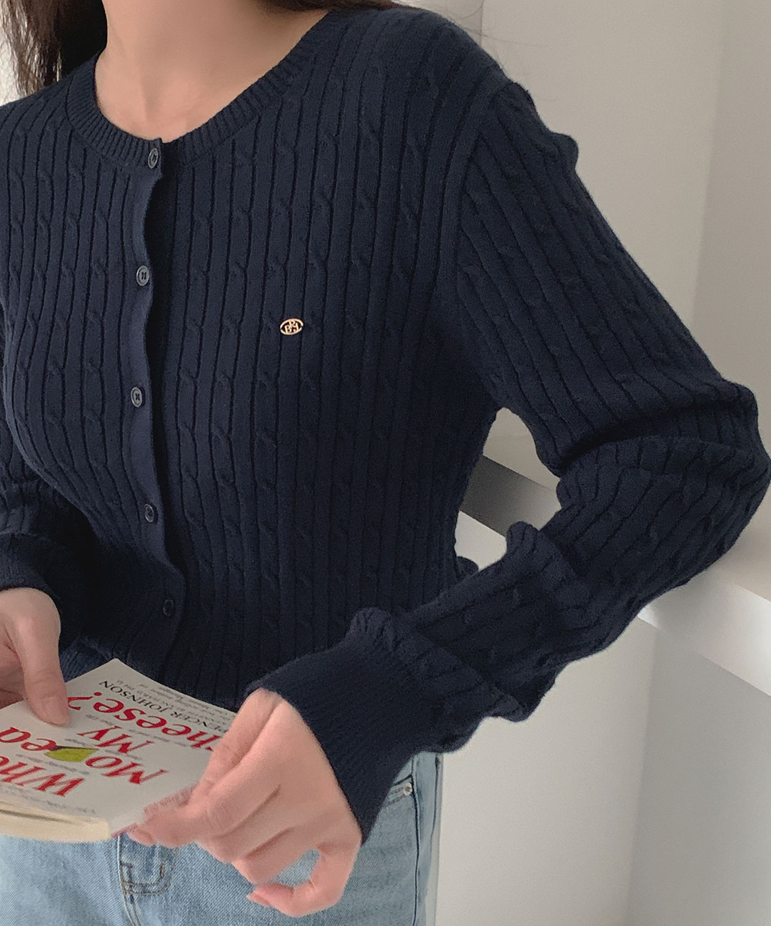original/S-L]ケーブルニットカーディガン | ファッション通販サイト NUGU