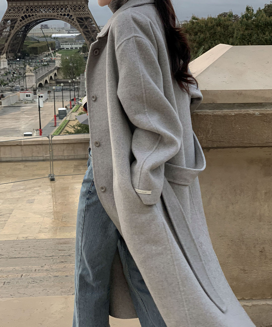 ハンドメイド シングル ロングコート | ファッション通販サイト NUGU