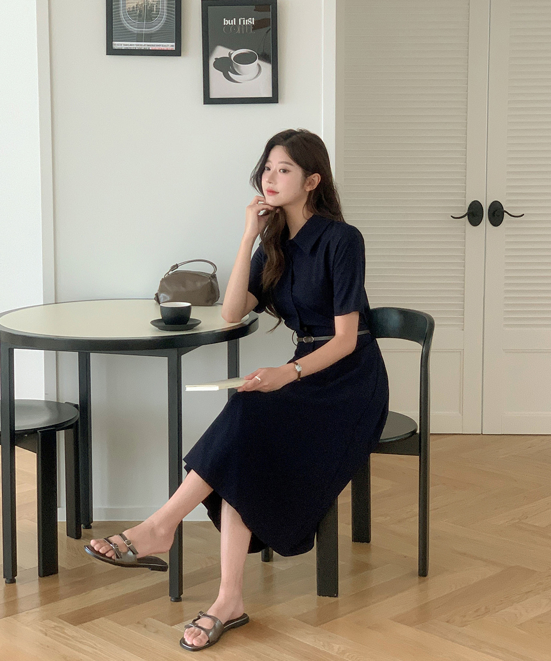 連休限定！14000円→12000円45Rオックスフォードタックシャツワンピース 45R（フォーティファイブアール）の「オックスフォードのタック