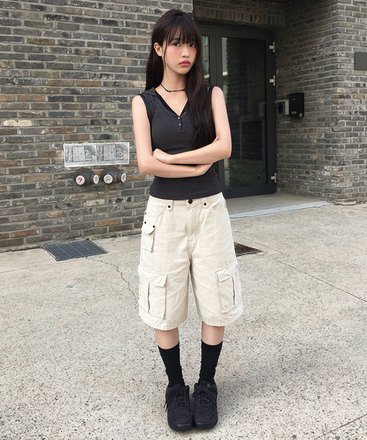 『パクゴヌク着用』　DIESEL タンクトップ　即完売　フェード　黒　XXL ボタンポイントフード付きタンクトップ | ファッション通販サイト NUGU