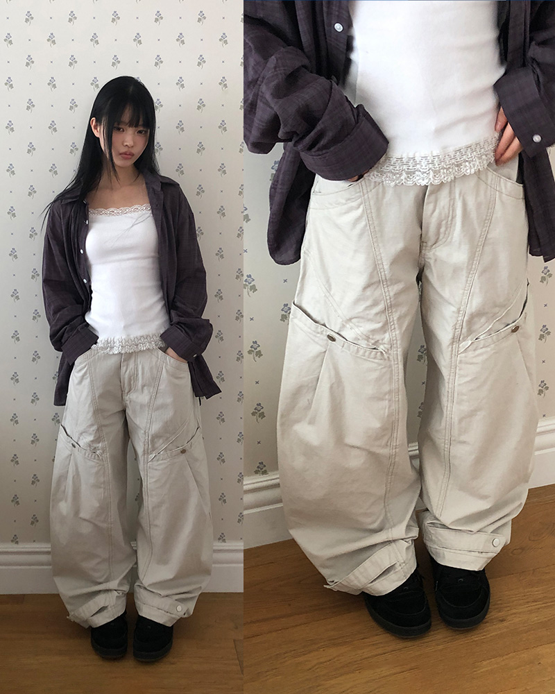 バルーンワイドパンツ