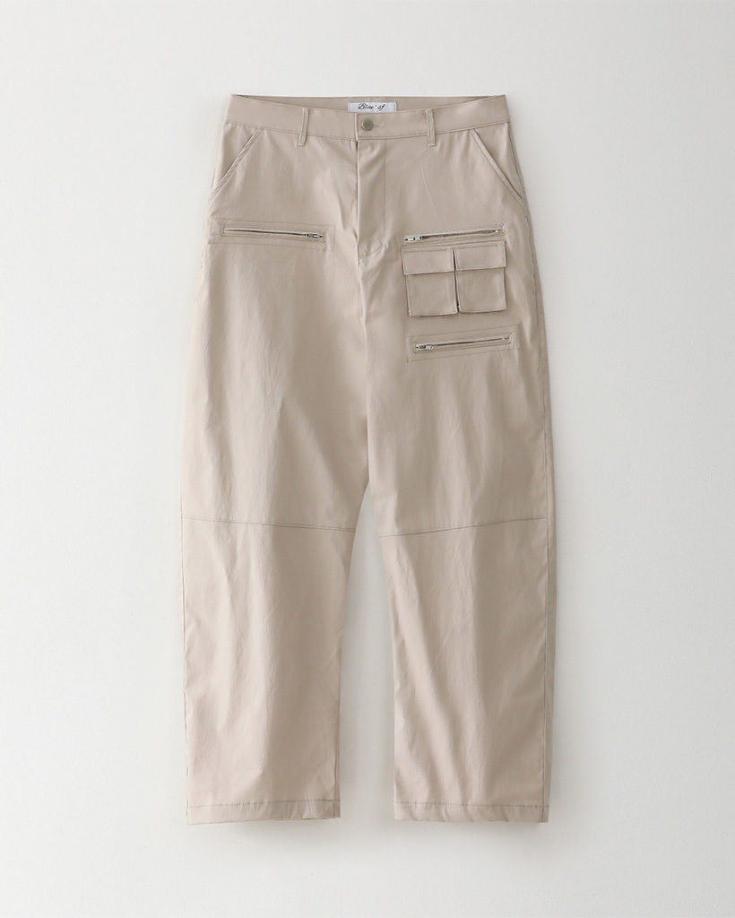 Bluesf over pocket cargo pants [Beige]
