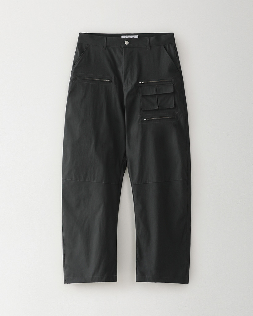 Bluesf over pocket cargo pants [Charcoal]