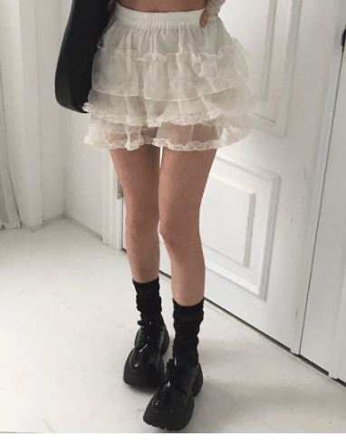 MARS もえにゃコラボ 2弾フリルリボンスカパン（スカート