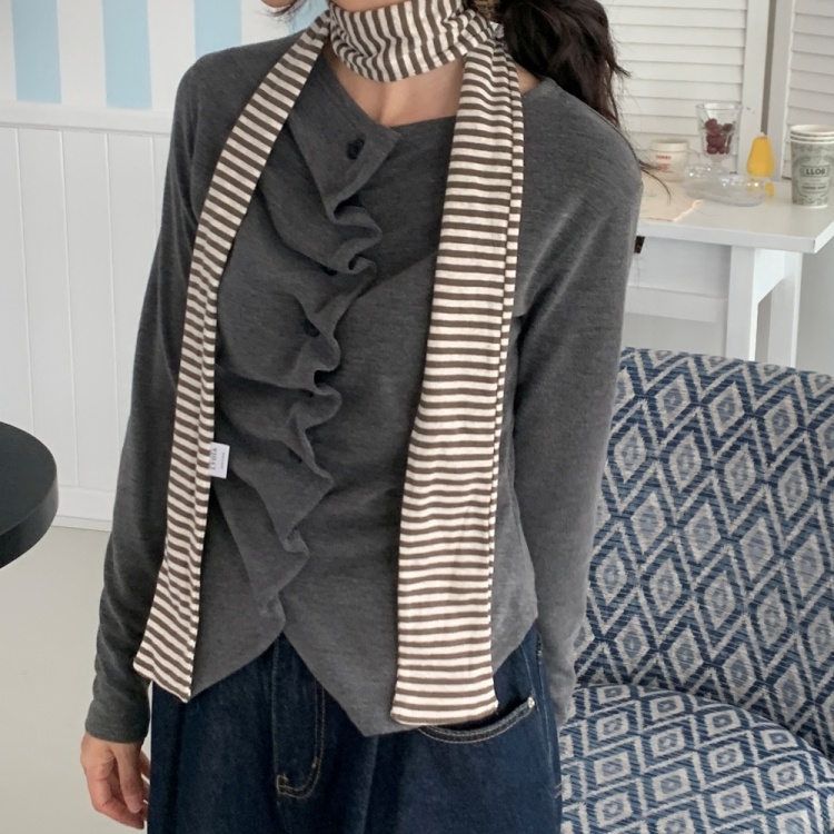 シャーリングポイントカーディガン