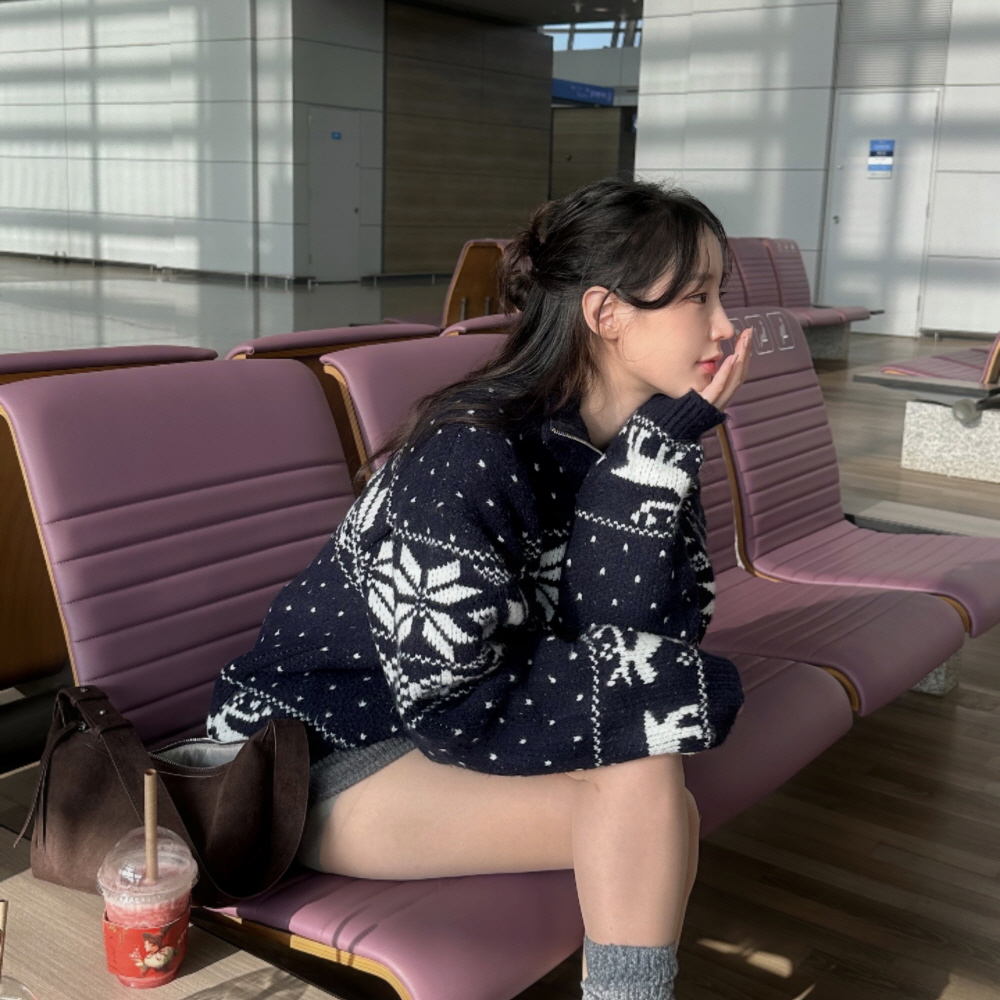 ノルディック柄2WAYカーディガン | ファッション通販サイト NUGU