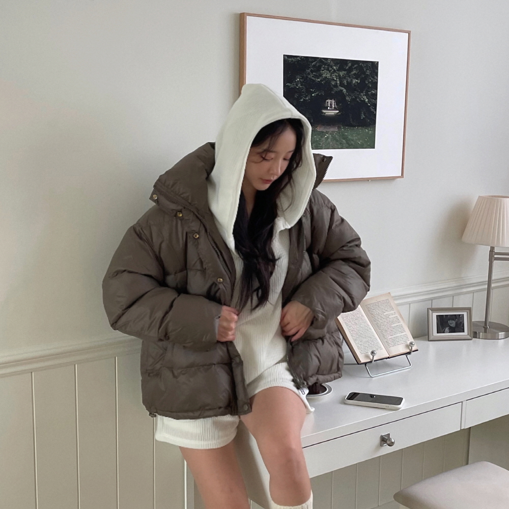 フード脱着]オーバーサイズダックダウンジャケット | ファッション通販