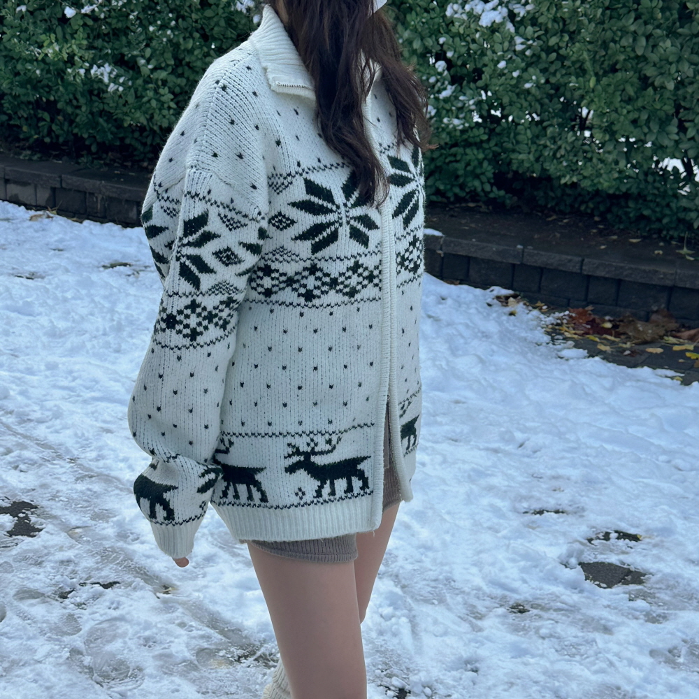 ノルディック柄2WAYカーディガン | ファッション通販サイト NUGU