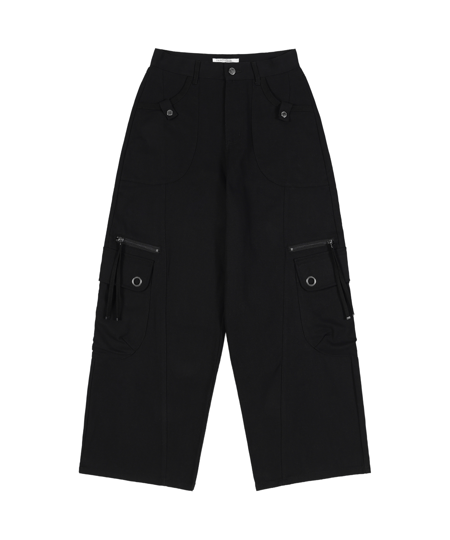 CROSS POCKET CARGO PANTS (BLACK) F25ZD976 | ファッション通販サイト
