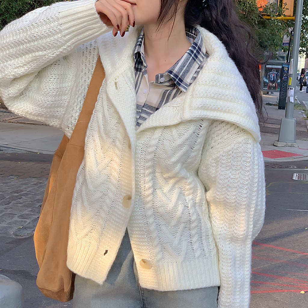 modimood ウール　クロップド　ジャケット　マフラー　アイボリー　韓国 modimood ウール クロップド ジャケット マフラー アイボリー 韓国 SLY