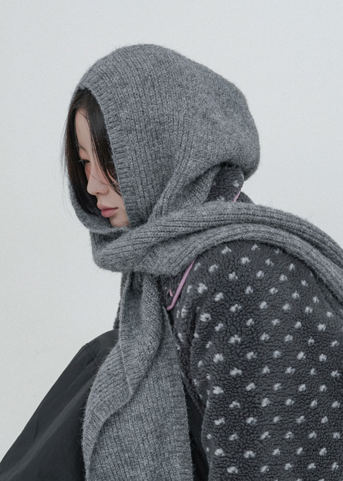 フード ロング マフラー ストール ネックウォーマー