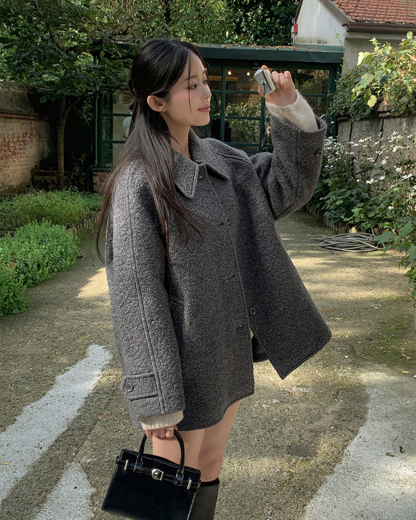 ウールハーフコート | ファッション通販サイト NUGU