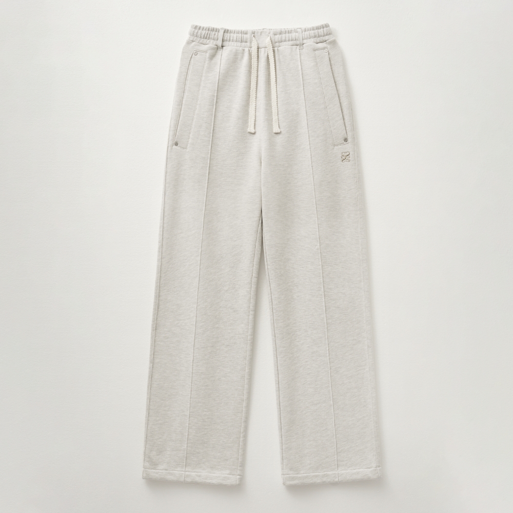 Teo Cotton Banding Sweatpants - Palette Black | ファッション