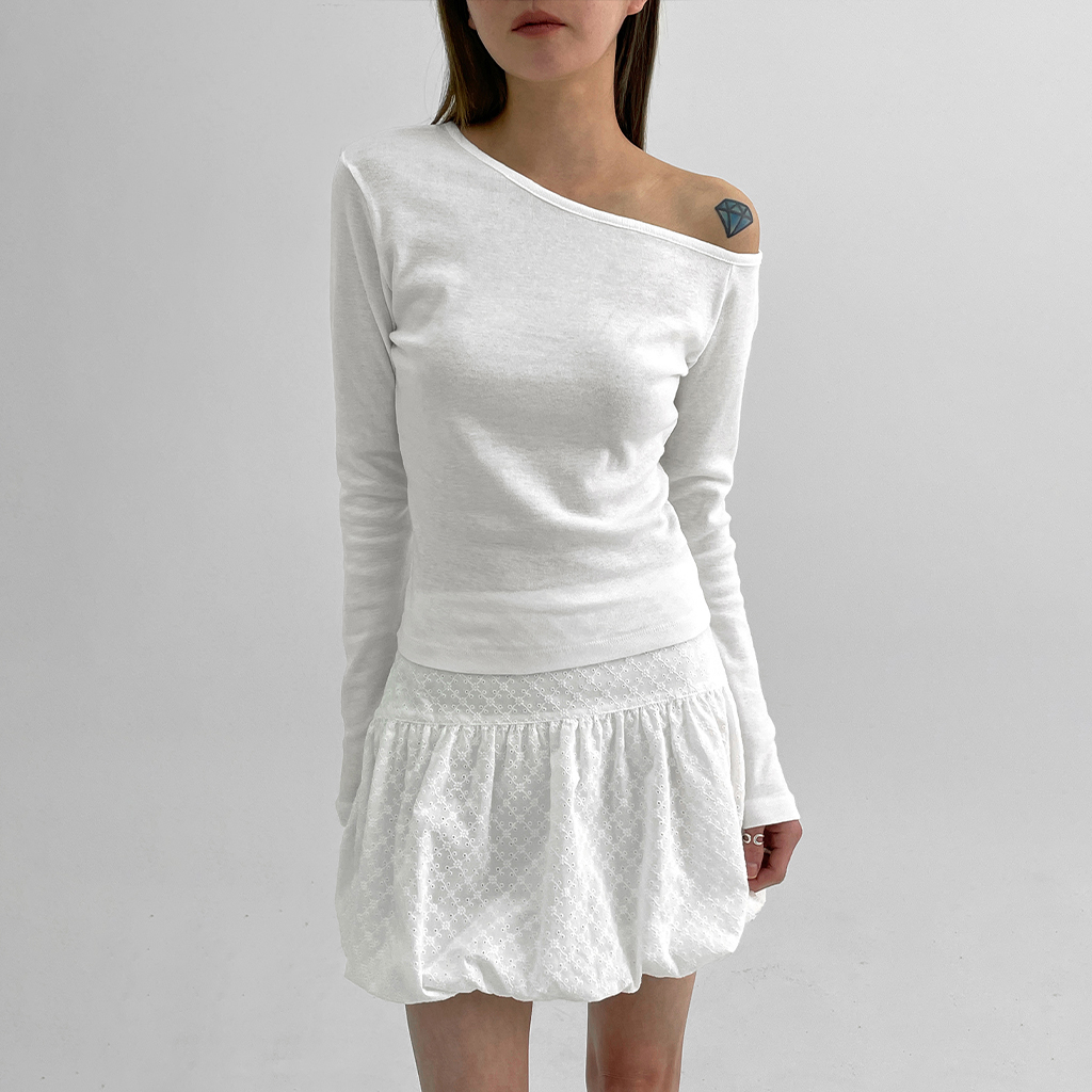 テイティアンバルオフショルダーロングファルティ