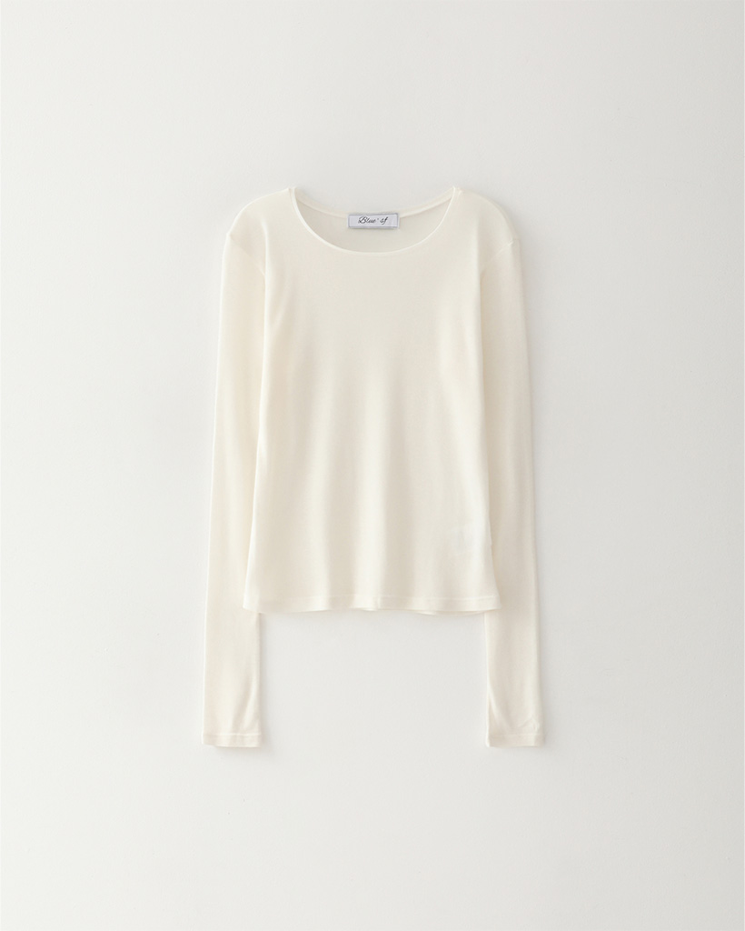 Bluesf layered long sleeve [Ivory]