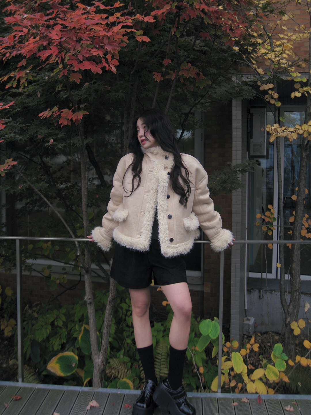 ファー/ムートンコート アウター レディース - ライフ