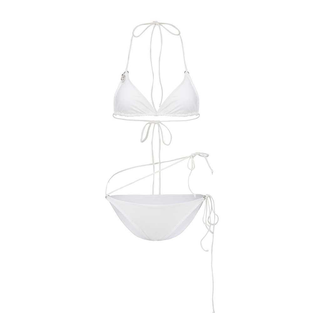 TINA STRING BIKINI SET white