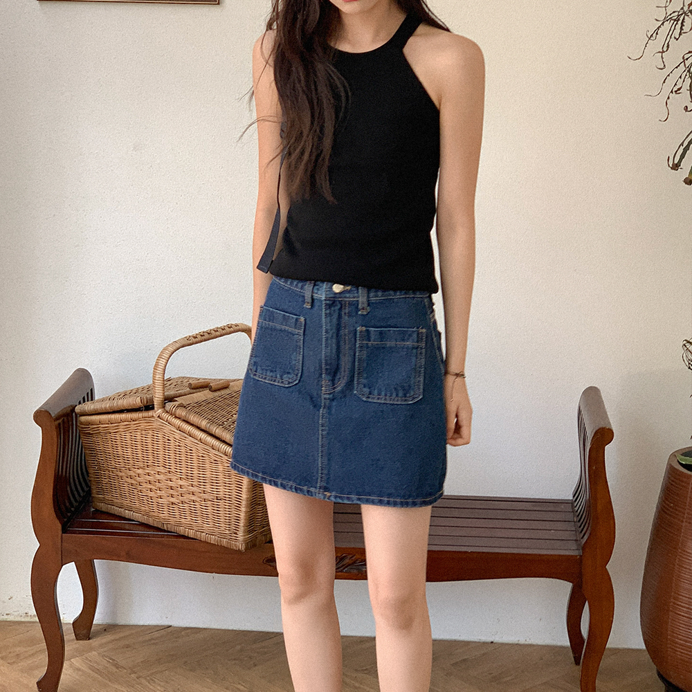 andmary エマポケットミニスカート Emma pocket set up
