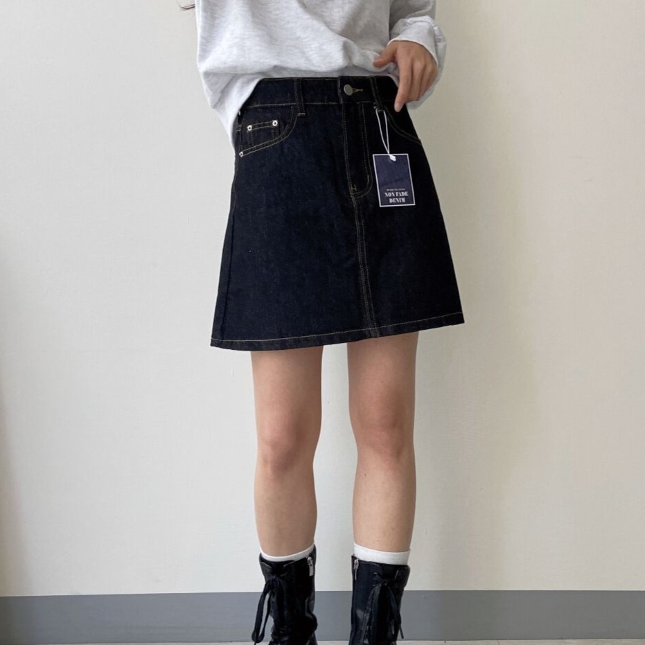 デニムミニスカート2color | ファッション通販サイト NUGU