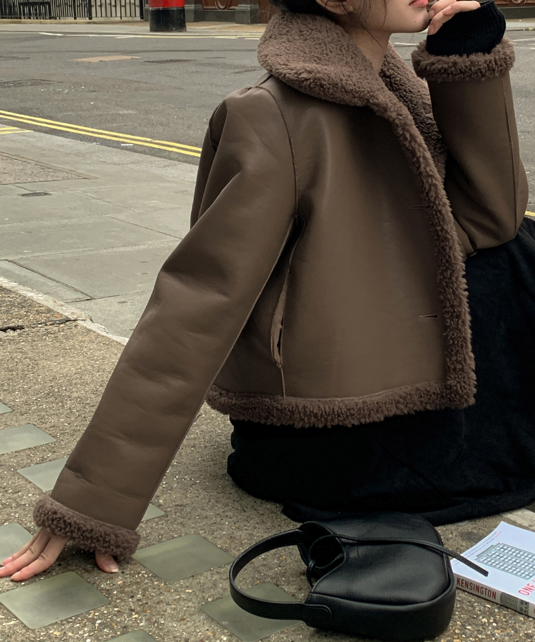 リバーシブル レザー ムートンジャケット | ファッション通販サイト NUGU