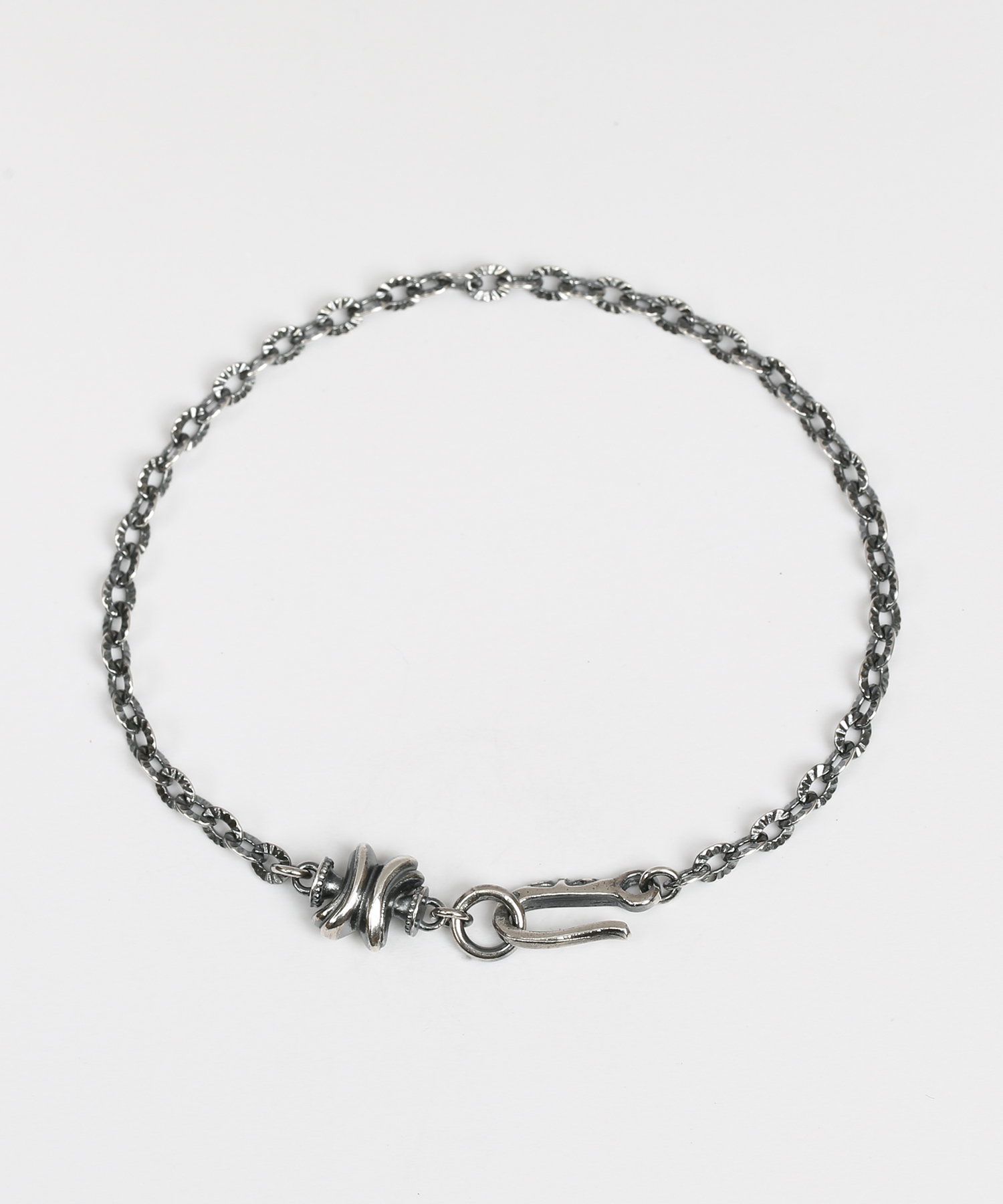 Folding mushroom pattern chain (925 silver)