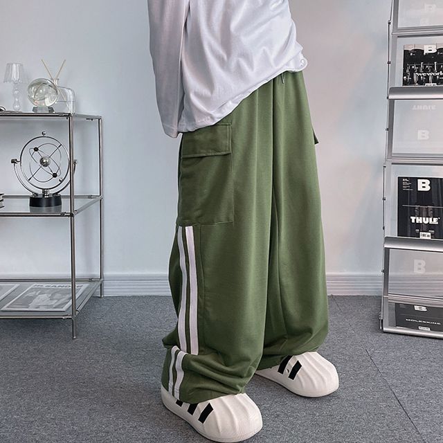 オーバーサイズカーゴワイドトレーニングパンツ