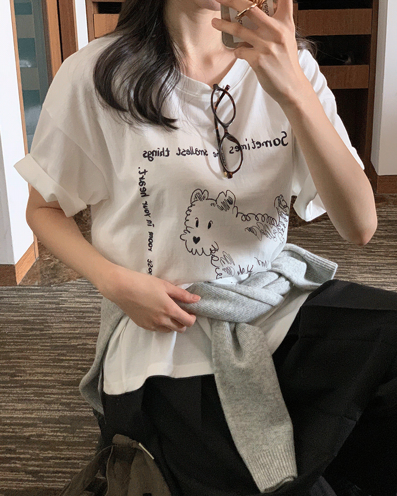 貴さん専用 オーバーサイズ半袖フード付きニットTシャツ(3color