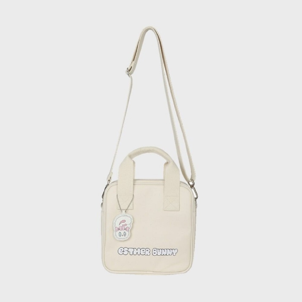 Odd signature denim cutting mini bag - BLUE | ファッション
