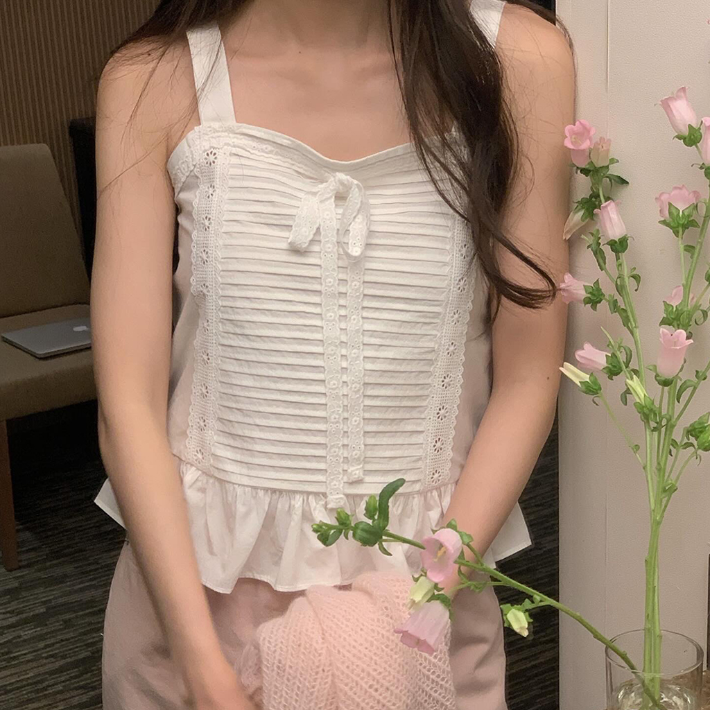 レースリボンキャミソール | ファッション通販サイト NUGU