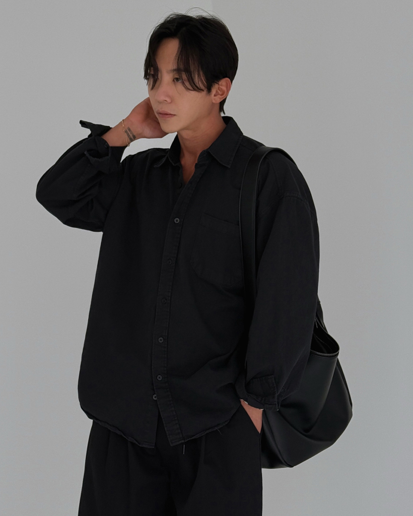 UNISESX)レザーショルダーバッグ | ファッション通販サイト NUGU