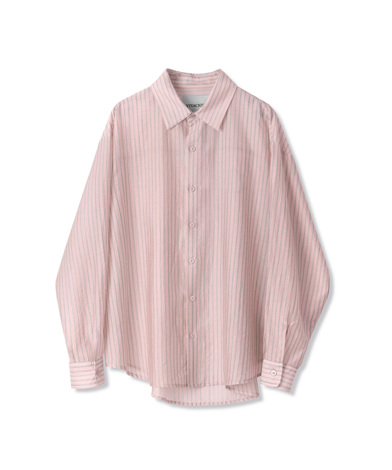 Cencel See-Through Classic Shirt PINK | ファッション通販
