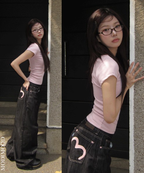 ピンクハートローデニムパンツ | ファッション通販サイト NUGU