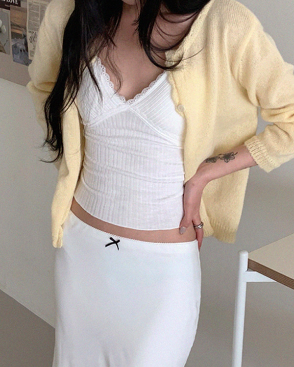 [4月限定SALE](5color) ソフトニットカーディガン