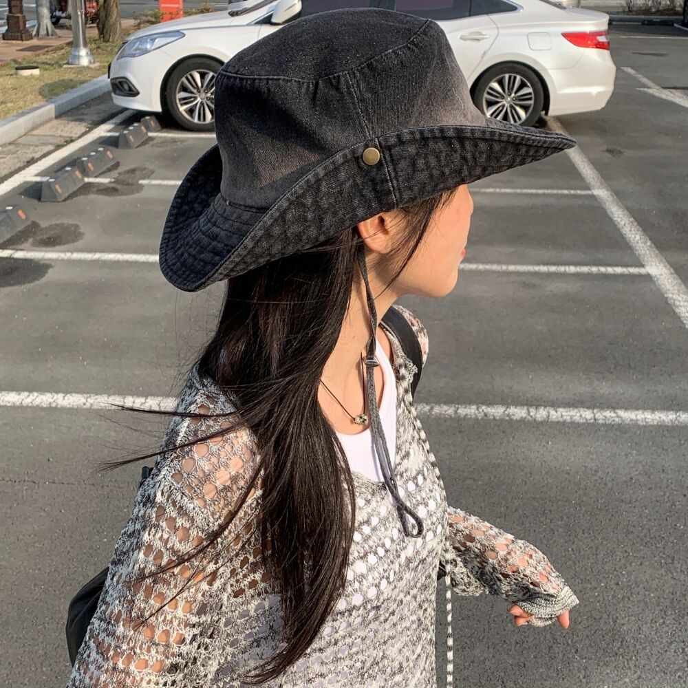 デニムバケットハット3color