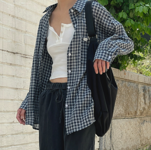 トトチ様✨23区 リネンシャツ 2way カシュクール ストライプ ブルー 44 サマーオーバーサイズストライプリネンシャツ(2color