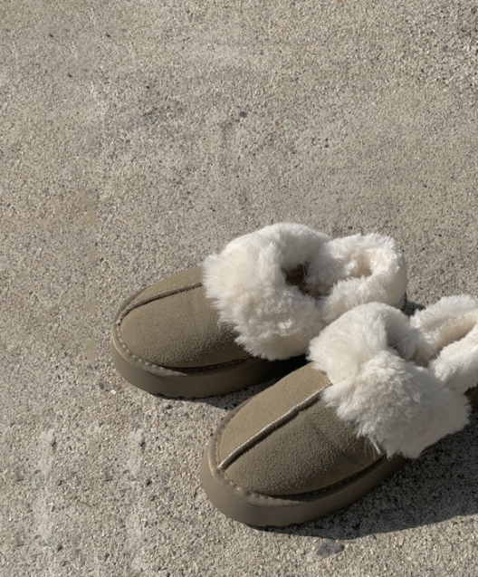 フェイクファー厚底サンダル | ファッション通販サイト NUGU