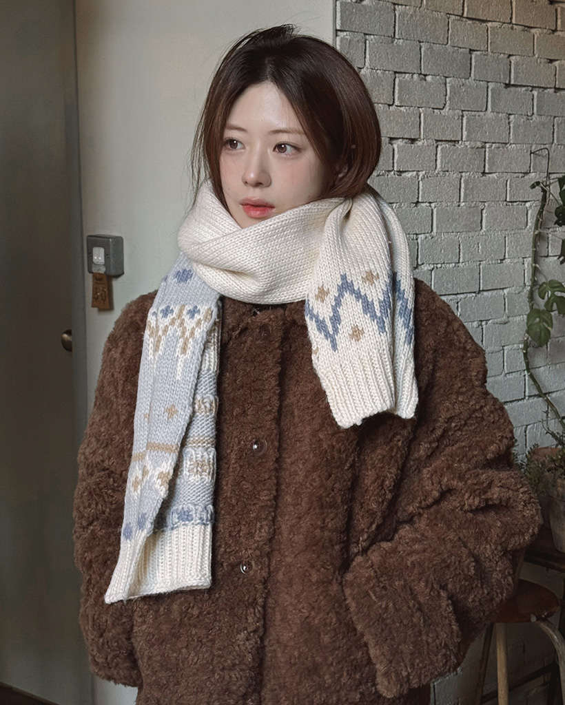 ベーシックノルディックマフラー | ファッション通販サイト NUGU