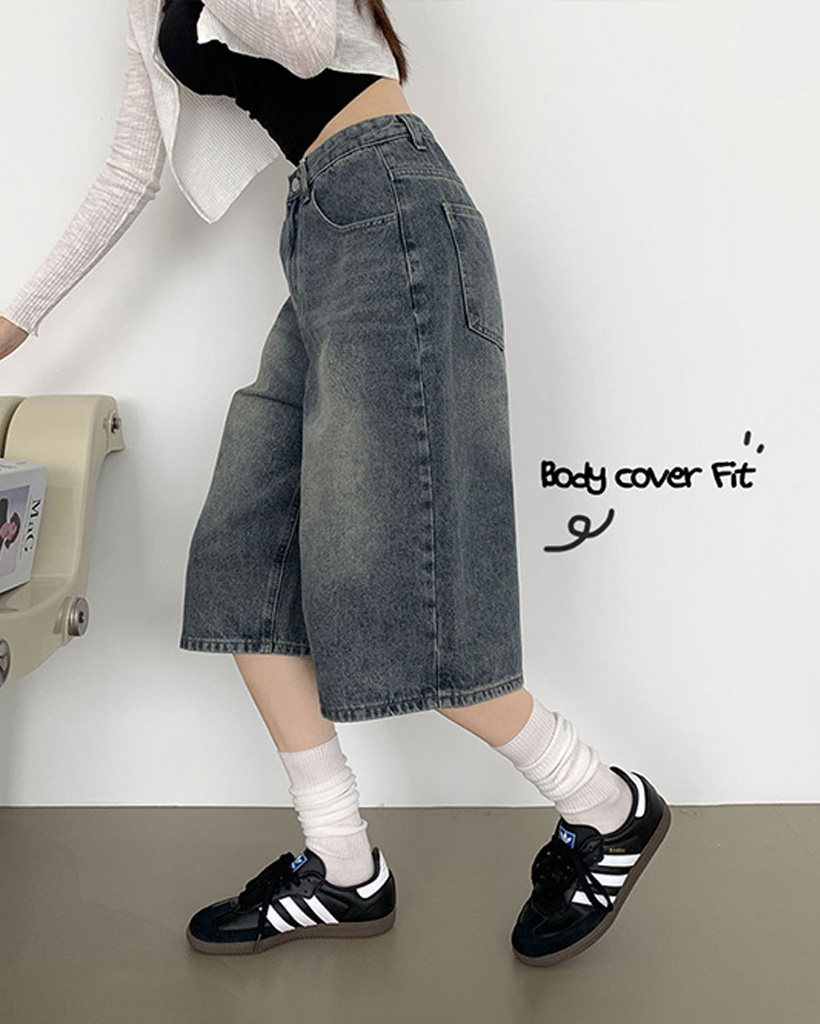 カジュアルデニムハーフパンツ | ファッション通販サイト NUGU