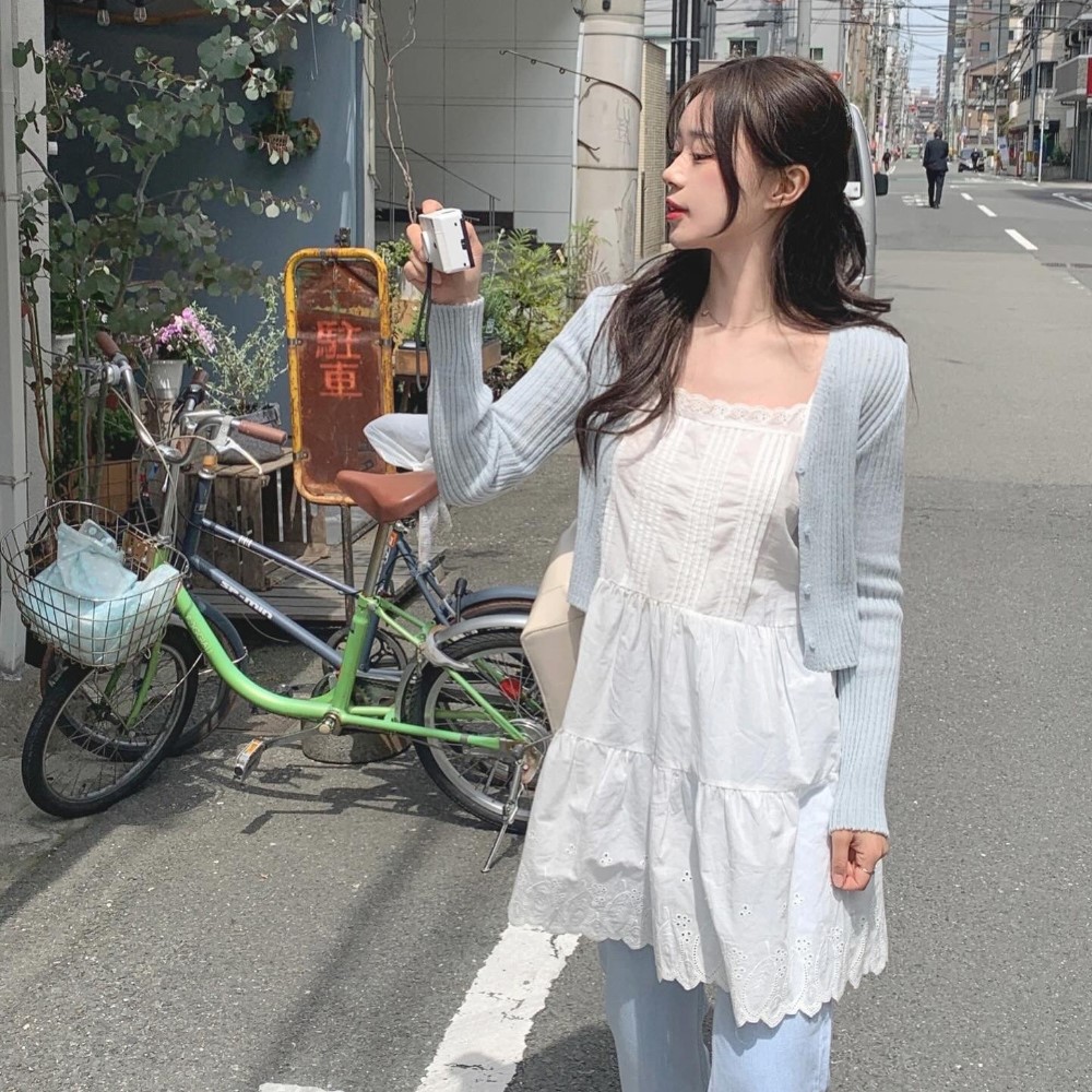 [original] Vネックカーディガン(7color)